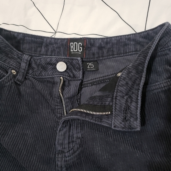 BDG Urban Outfitters High Rise Mom Corduroy Pants Gray Size 25 - Picture 5 of 15